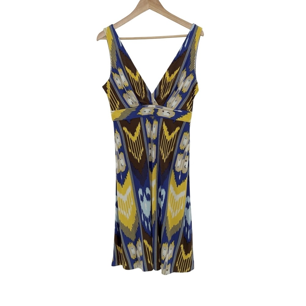 Tory‎ Burch Carmondy 100% Silk Dress Luau Poppy Size M Preppy Elegant Event